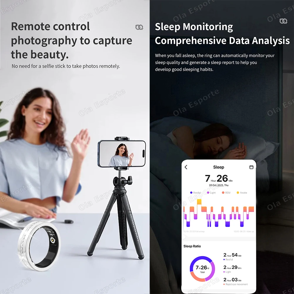 Diamond Fashion Ring For Fitness Tracking - Image 4